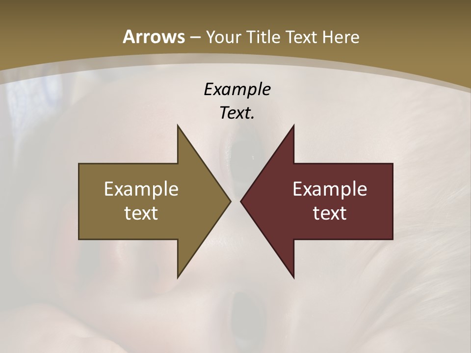 Image Of A 8 Month Old Sick Baby Lying In Bed PowerPoint Template