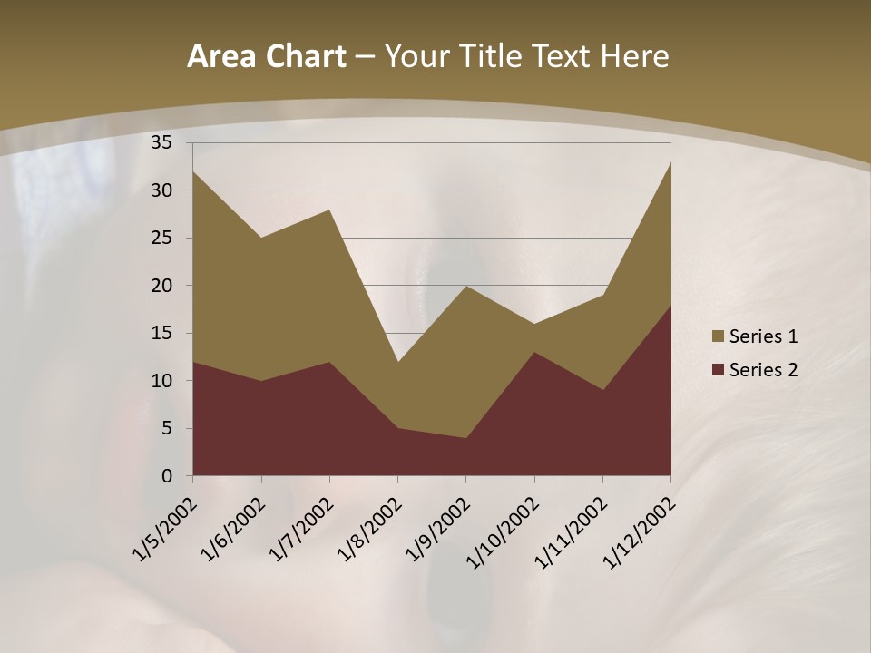 Image Of A 8 Month Old Sick Baby Lying In Bed PowerPoint Template