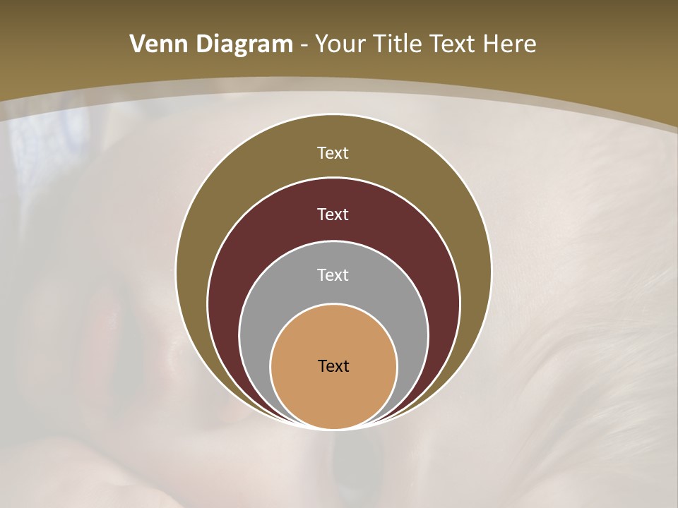 Image Of A 8 Month Old Sick Baby Lying In Bed PowerPoint Template