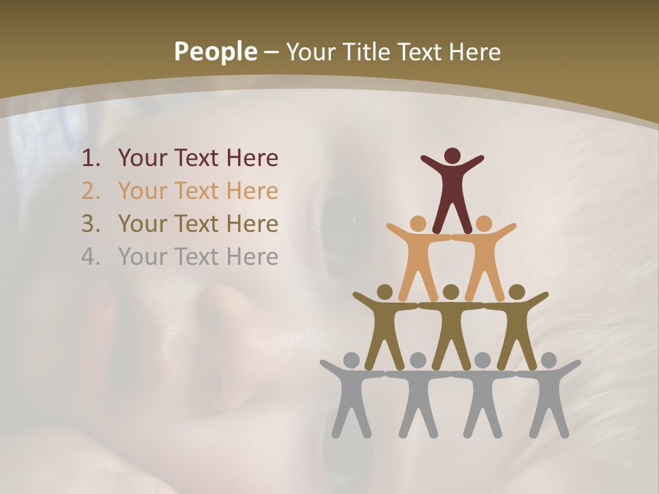 Image Of A 8 Month Old Sick Baby Lying In Bed PowerPoint Template