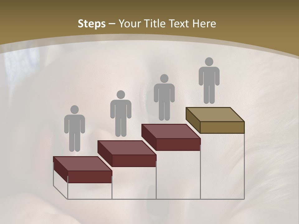 Image Of A 8 Month Old Sick Baby Lying In Bed PowerPoint Template