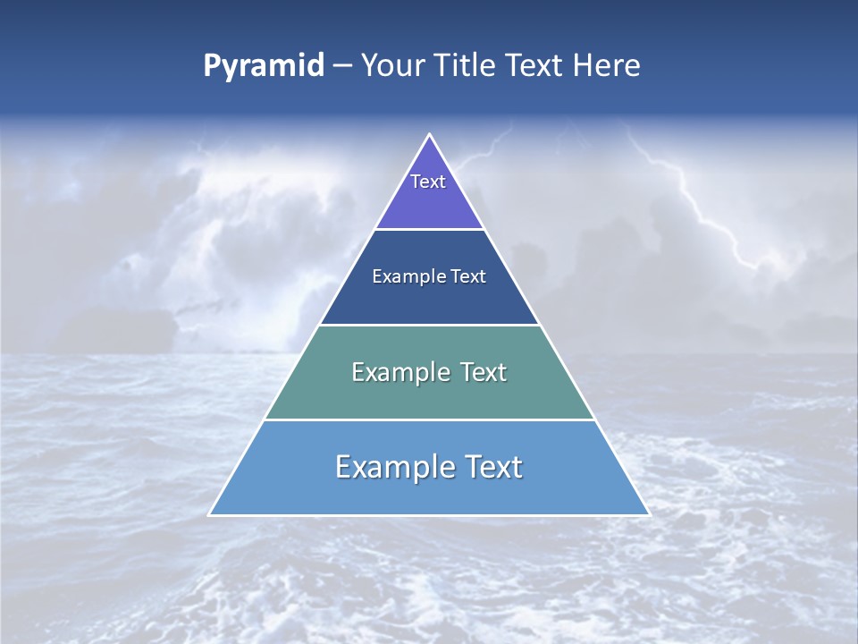 A Storm Is Coming Over The Ocean Powerpoint Template PowerPoint Template