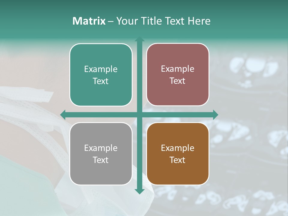 Doctor Is Looking At A X-Ray PowerPoint Template