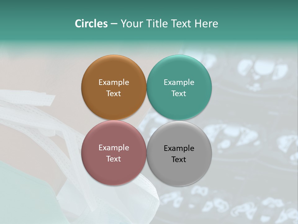 Doctor Is Looking At A X-Ray PowerPoint Template