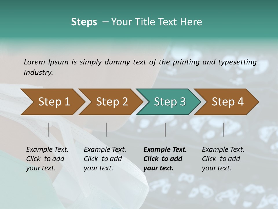 Doctor Is Looking At A X-Ray PowerPoint Template