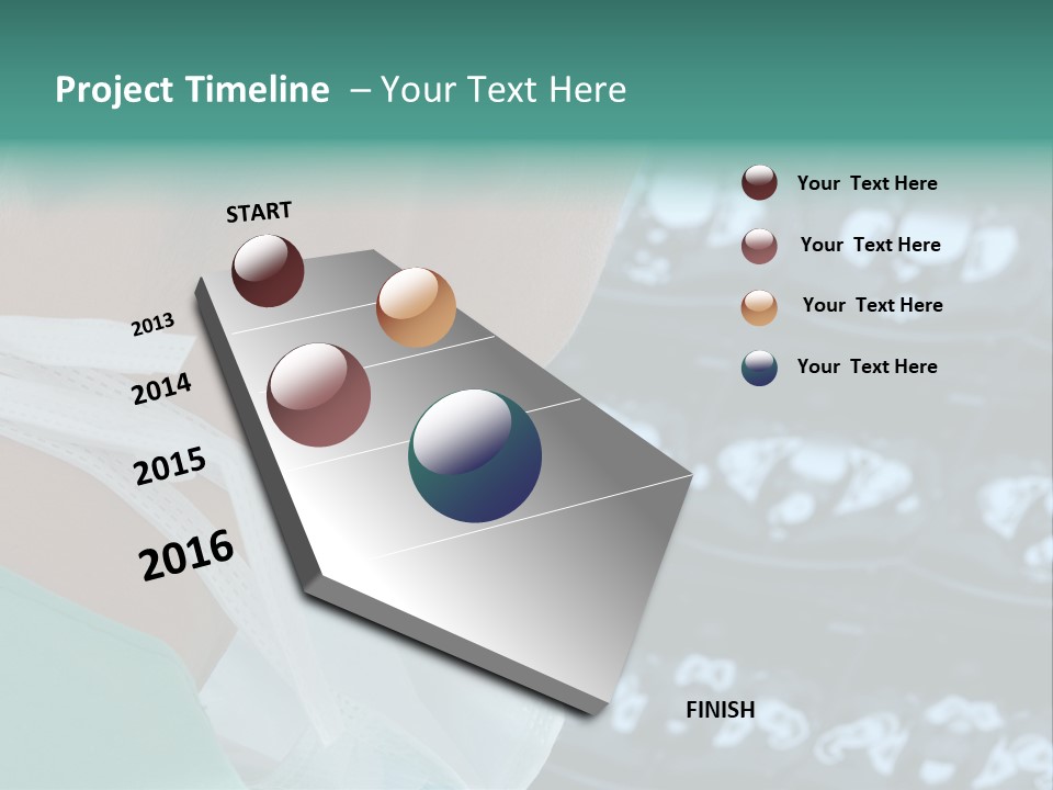 Doctor Is Looking At A X-Ray PowerPoint Template