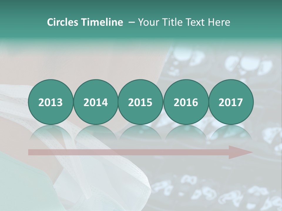 Doctor Is Looking At A X-Ray PowerPoint Template