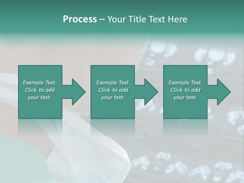 Doctor Is Looking At A X-Ray PowerPoint Template