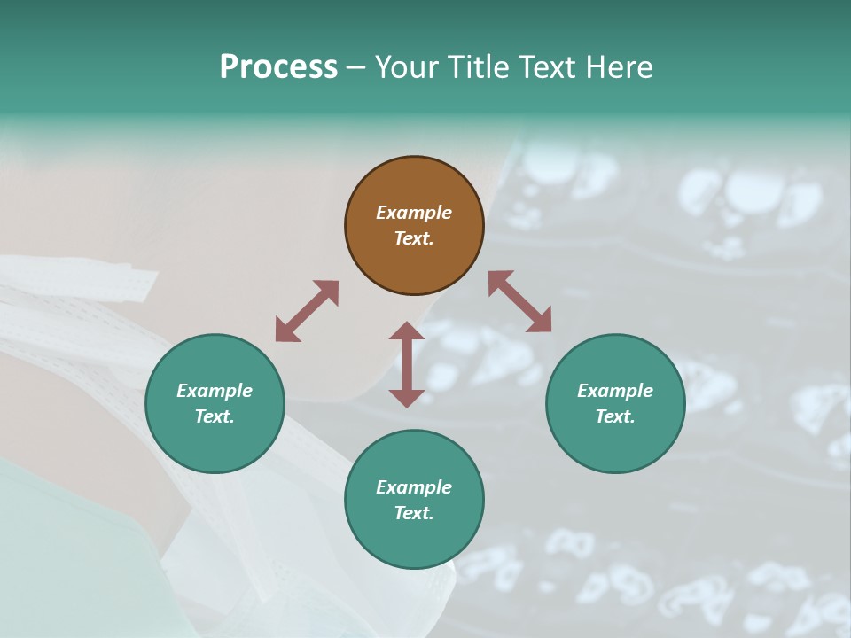 Doctor Is Looking At A X-Ray PowerPoint Template