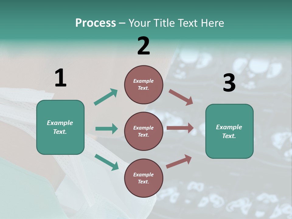 Doctor Is Looking At A X-Ray PowerPoint Template