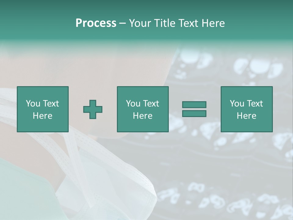 Doctor Is Looking At A X-Ray PowerPoint Template
