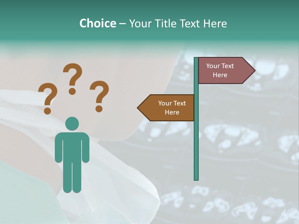 Doctor Is Looking At A X-Ray PowerPoint Template