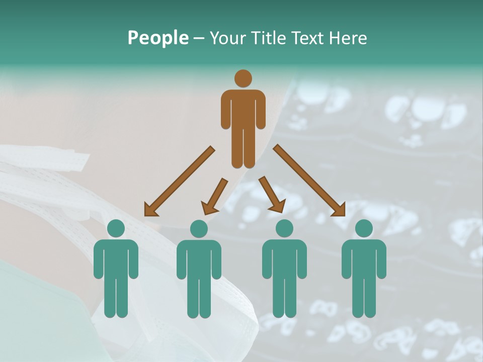 Doctor Is Looking At A X-Ray PowerPoint Template