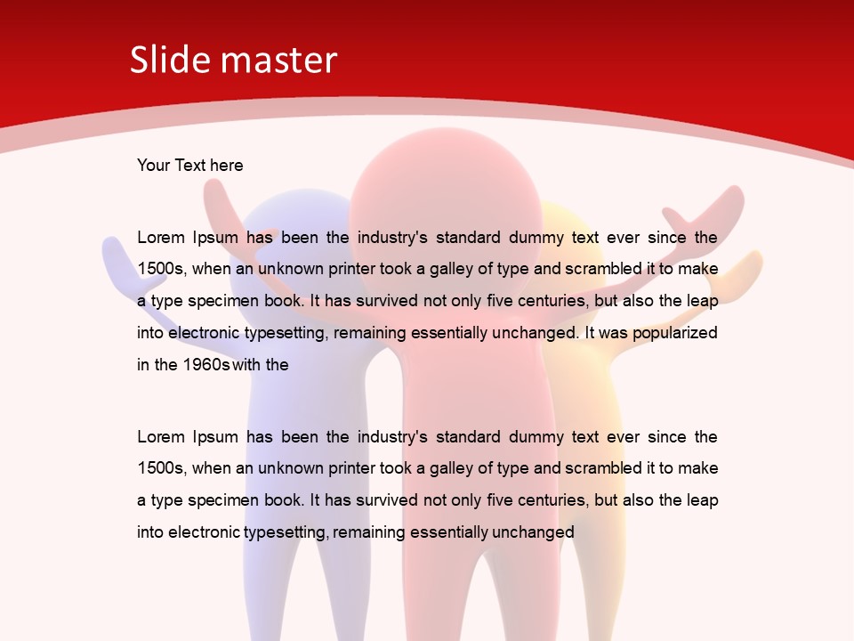 Praying People PowerPoint Template