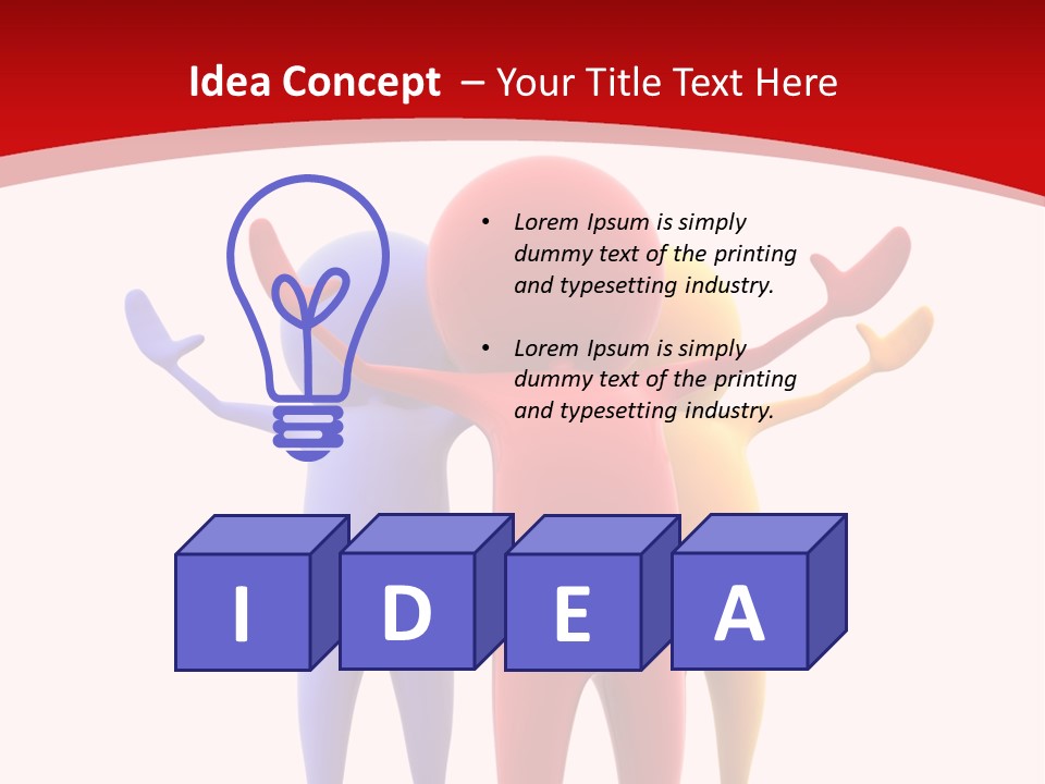 Praying People PowerPoint Template