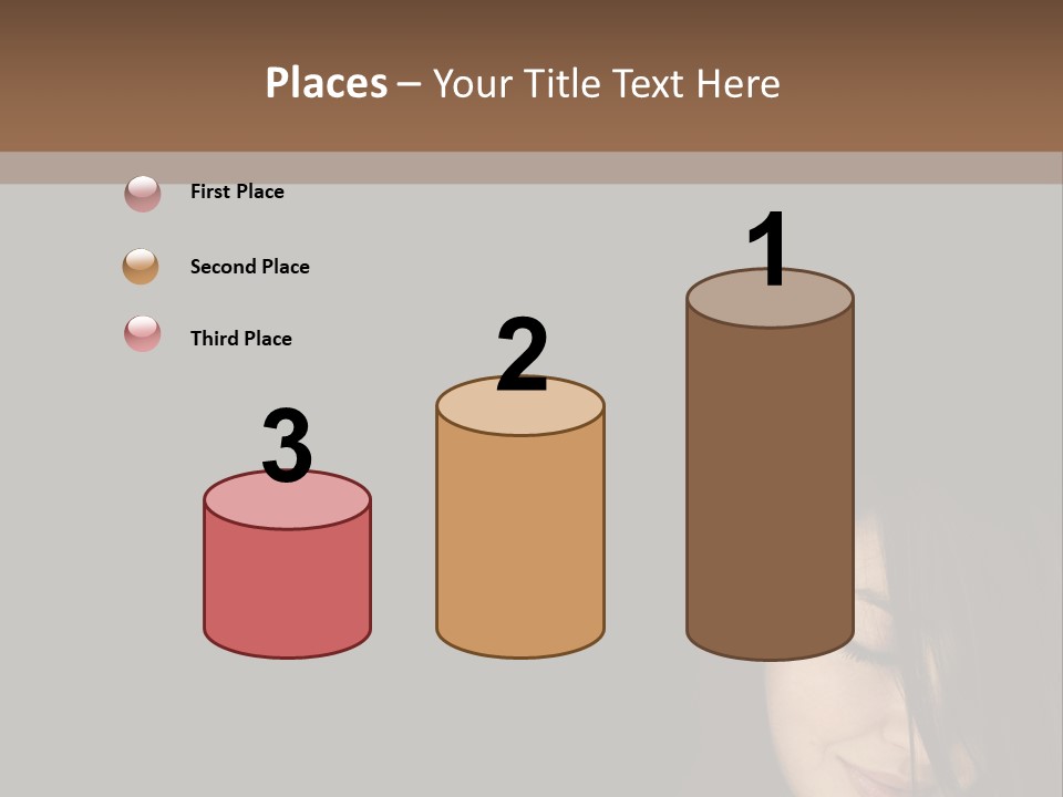 Beautiful Woman Getting Ready For The Spa Treatment PowerPoint Template