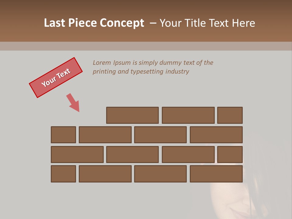 Beautiful Woman Getting Ready For The Spa Treatment PowerPoint Template