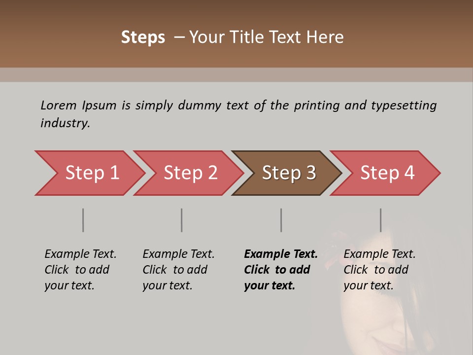 Beautiful Woman Getting Ready For The Spa Treatment PowerPoint Template