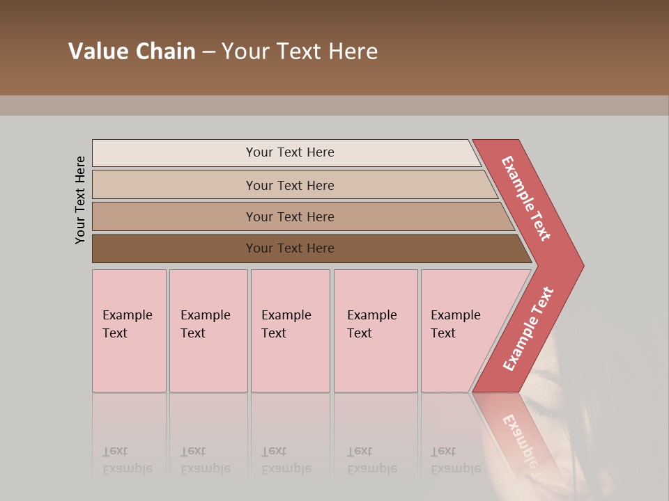 Beautiful Woman Getting Ready For The Spa Treatment PowerPoint Template