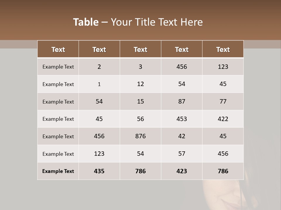 Beautiful Woman Getting Ready For The Spa Treatment PowerPoint Template