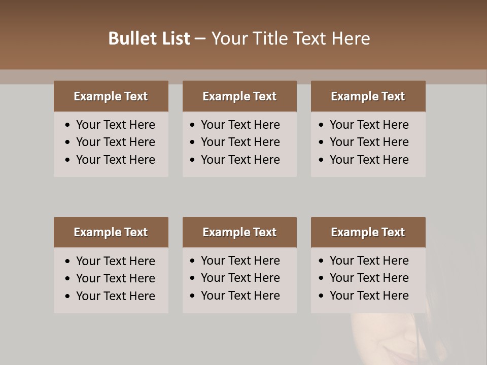 Beautiful Woman Getting Ready For The Spa Treatment PowerPoint Template