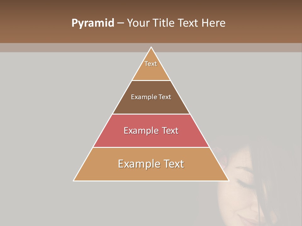 Beautiful Woman Getting Ready For The Spa Treatment PowerPoint Template