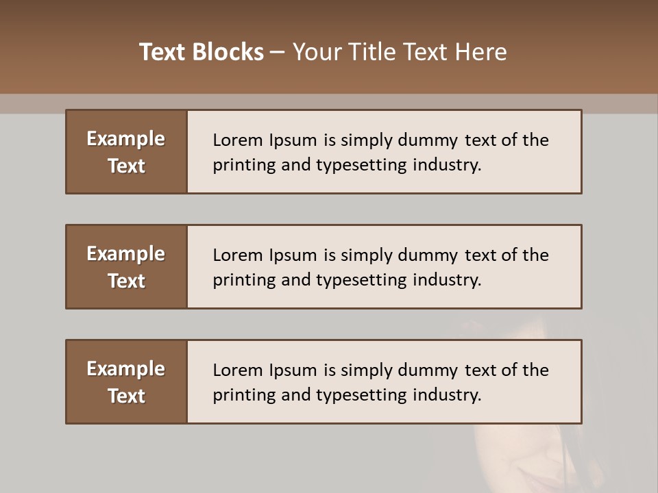 Beautiful Woman Getting Ready For The Spa Treatment PowerPoint Template