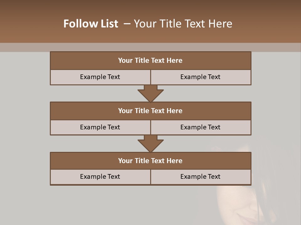 Beautiful Woman Getting Ready For The Spa Treatment PowerPoint Template