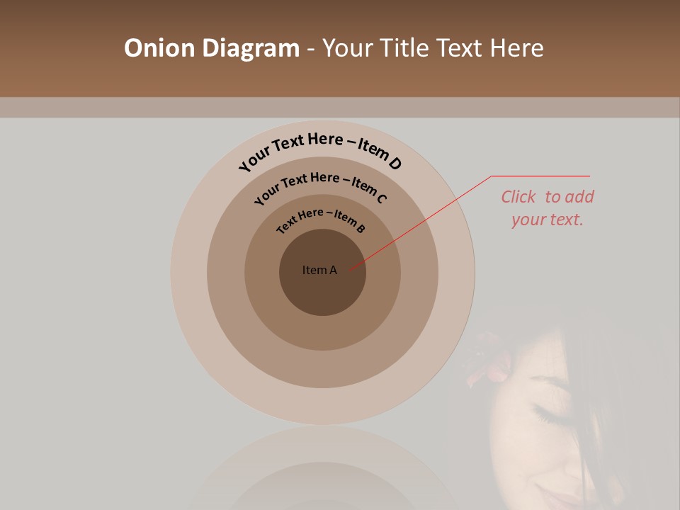 Beautiful Woman Getting Ready For The Spa Treatment PowerPoint Template