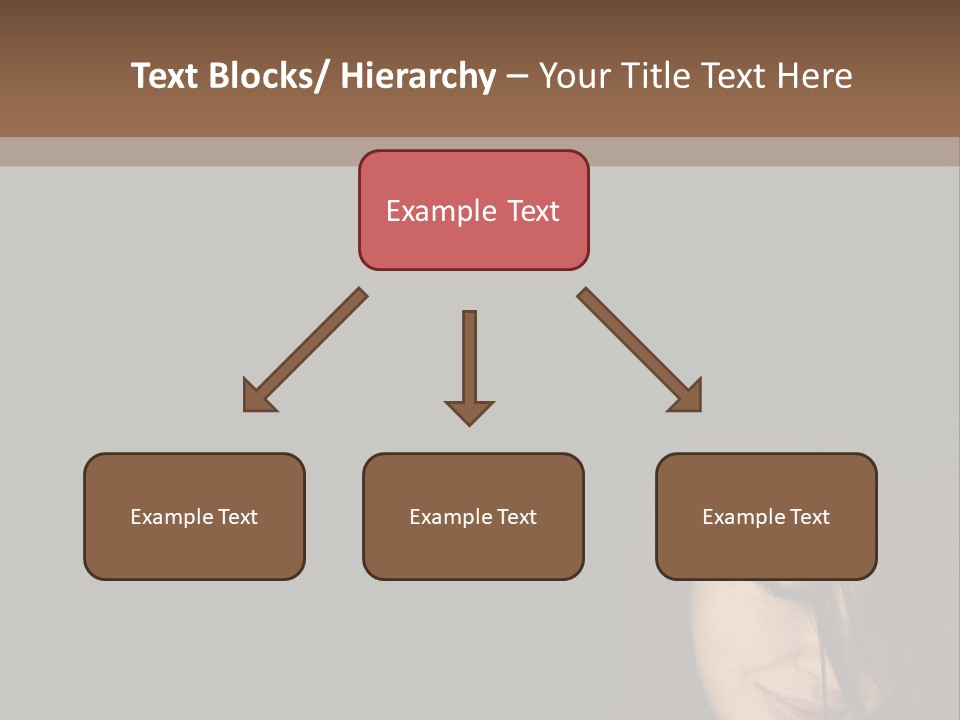 Beautiful Woman Getting Ready For The Spa Treatment PowerPoint Template