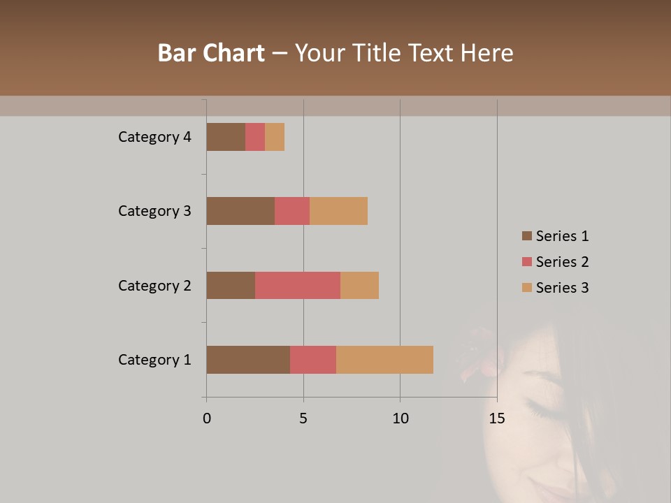 Beautiful Woman Getting Ready For The Spa Treatment PowerPoint Template