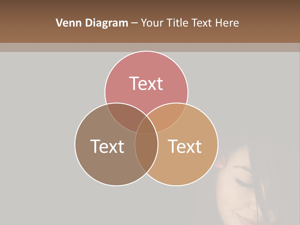 Beautiful Woman Getting Ready For The Spa Treatment PowerPoint Template