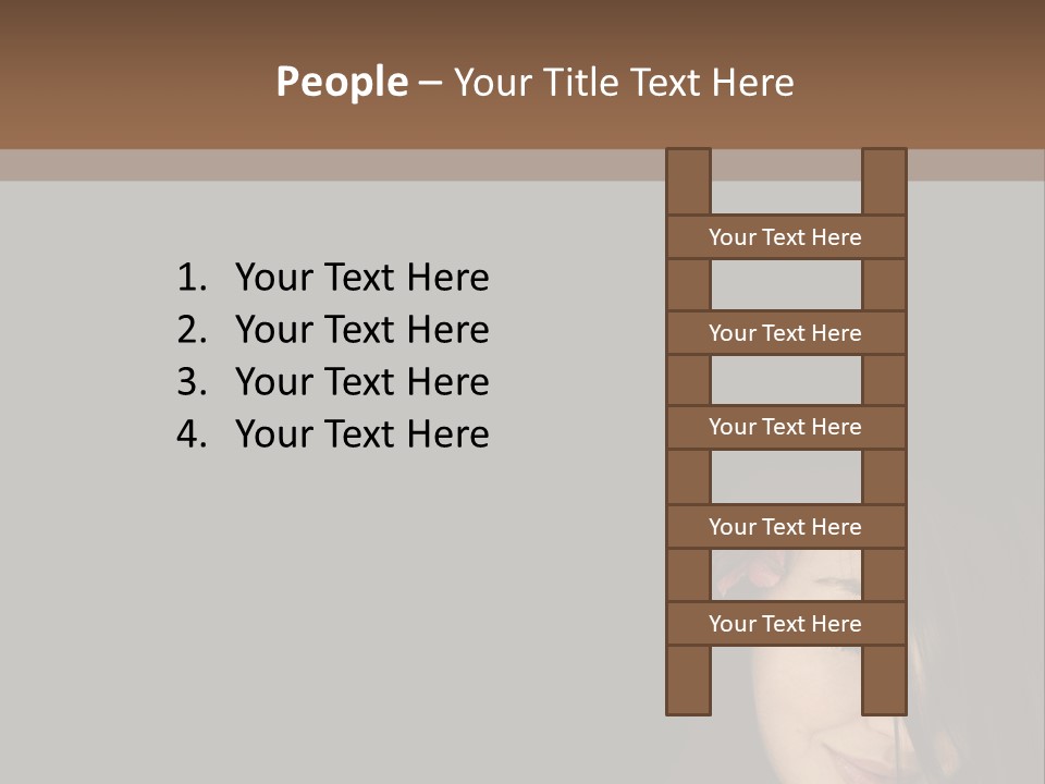 Beautiful Woman Getting Ready For The Spa Treatment PowerPoint Template