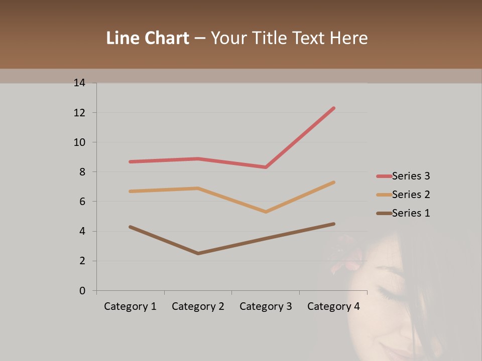 Beautiful Woman Getting Ready For The Spa Treatment PowerPoint Template