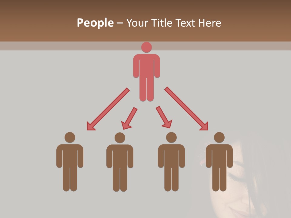 Beautiful Woman Getting Ready For The Spa Treatment PowerPoint Template