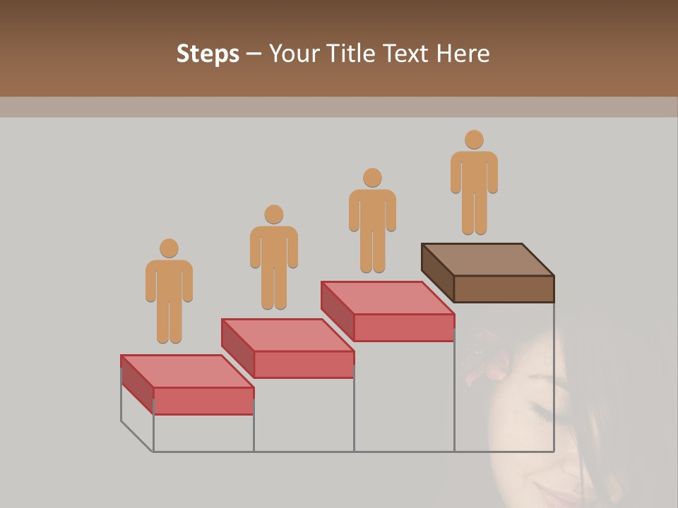 Beautiful Woman Getting Ready For The Spa Treatment PowerPoint Template