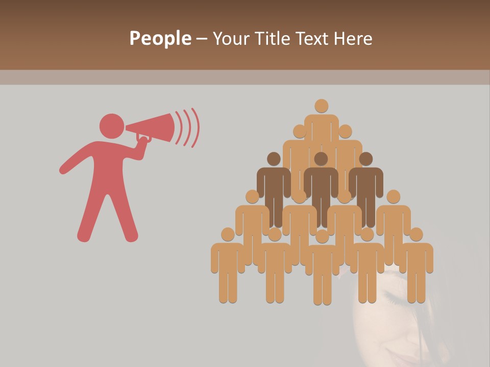 Beautiful Woman Getting Ready For The Spa Treatment PowerPoint Template