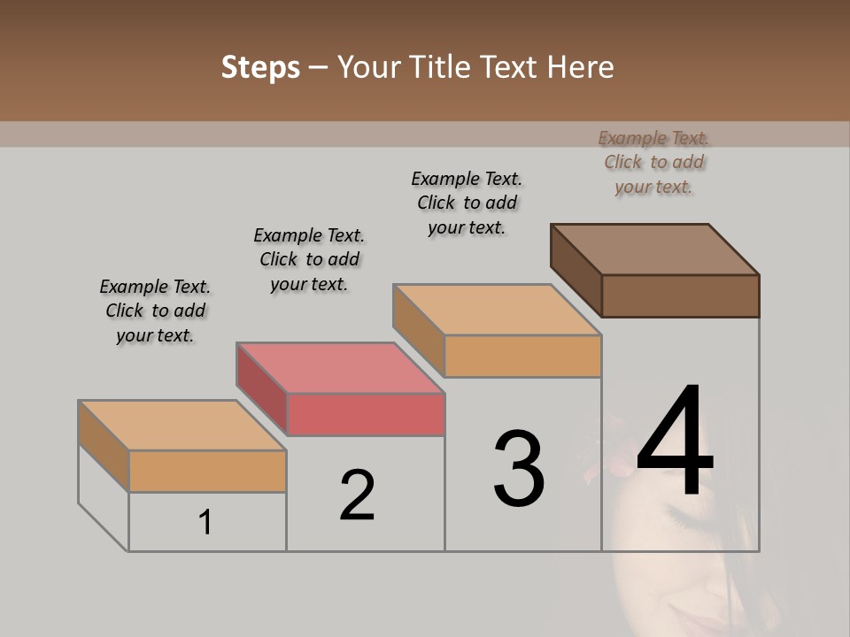 Beautiful Woman Getting Ready For The Spa Treatment PowerPoint Template