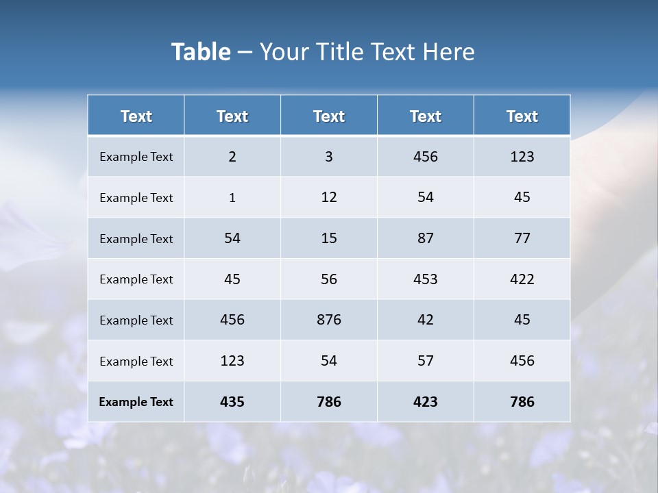 A Women Holding Flower Petals Blowing In The Wind. PowerPoint Template