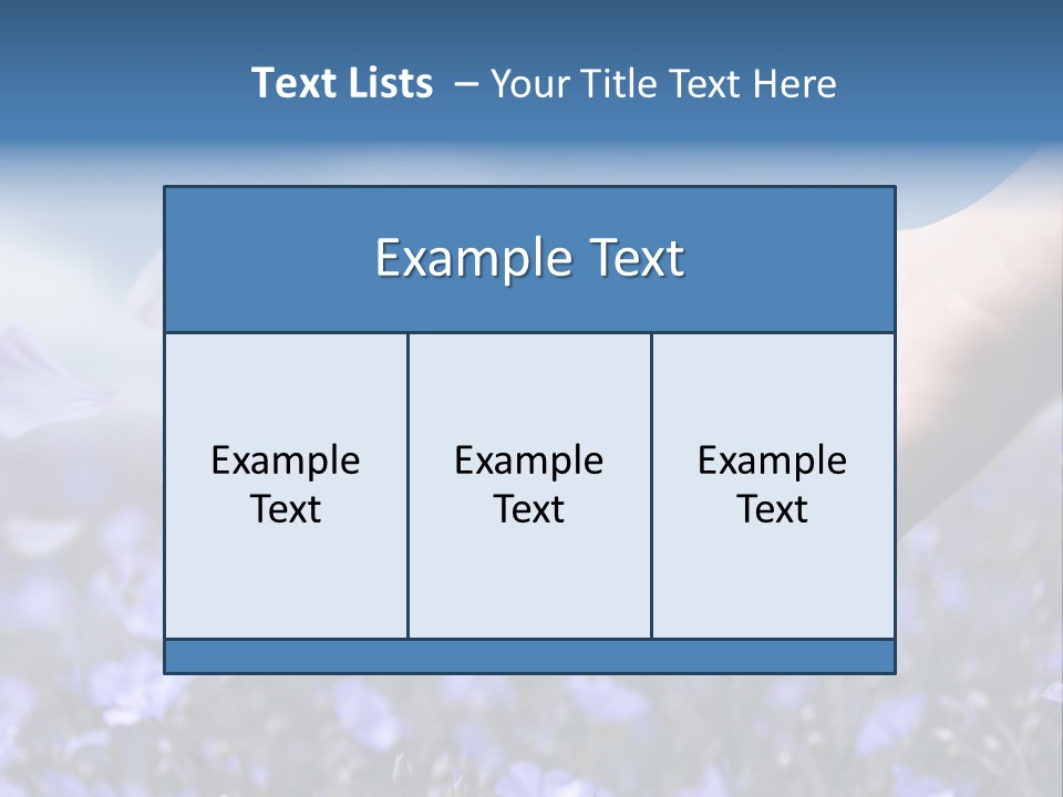 A Women Holding Flower Petals Blowing In The Wind. PowerPoint Template