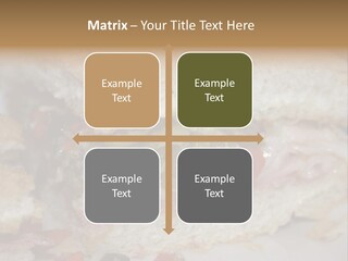 A Sandwich Is Cut In Half On A Plate PowerPoint Template