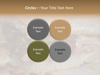 A Sandwich Is Cut In Half On A Plate PowerPoint Template