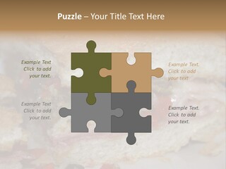 A Sandwich Is Cut In Half On A Plate PowerPoint Template