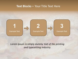 A Sandwich Is Cut In Half On A Plate PowerPoint Template