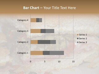 A Sandwich Is Cut In Half On A Plate PowerPoint Template