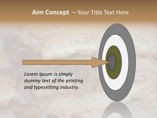 A Sandwich Is Cut In Half On A Plate PowerPoint Template