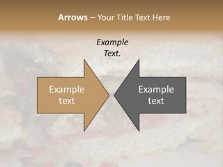 A Sandwich Is Cut In Half On A Plate PowerPoint Template