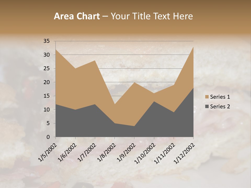 A Sandwich Is Cut In Half On A Plate PowerPoint Template