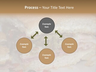A Sandwich Is Cut In Half On A Plate PowerPoint Template