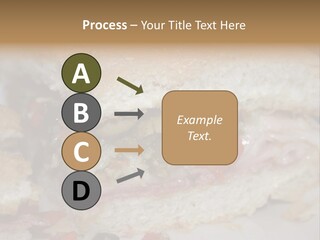 A Sandwich Is Cut In Half On A Plate PowerPoint Template